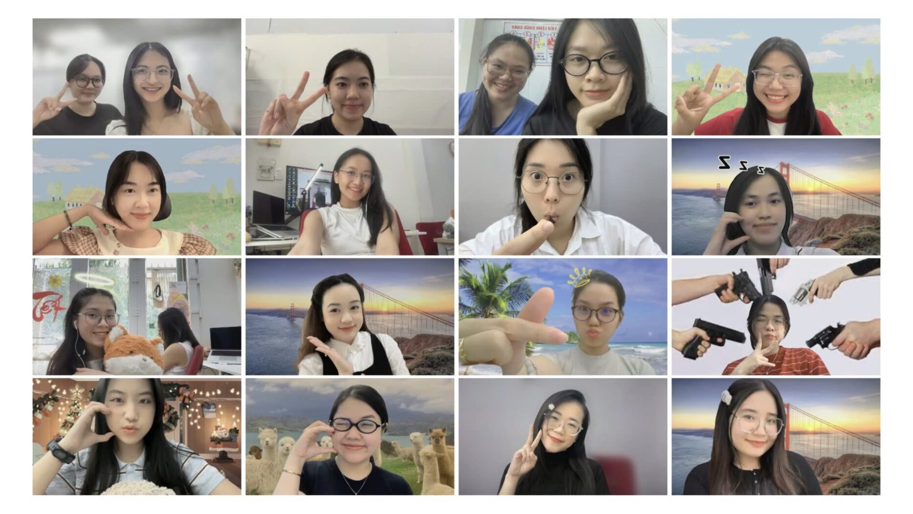 Chụp photobooth trên Zoom siu đáng yêu🤭