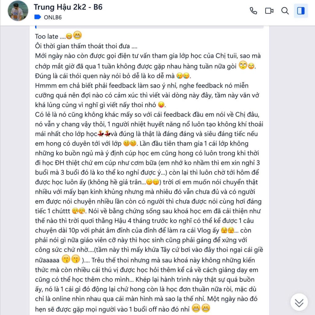lớp ONLB6 1